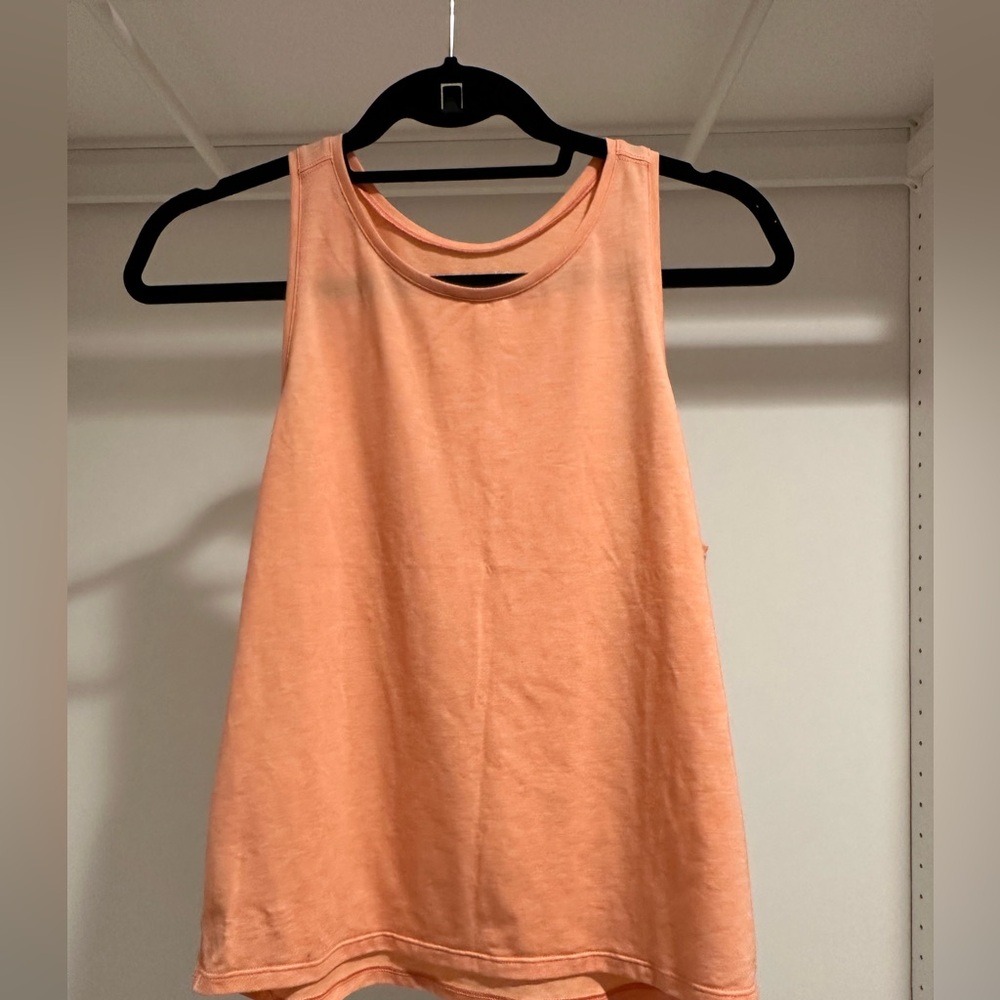 Outdoor Voices Sweatee Longline Tank in Melon